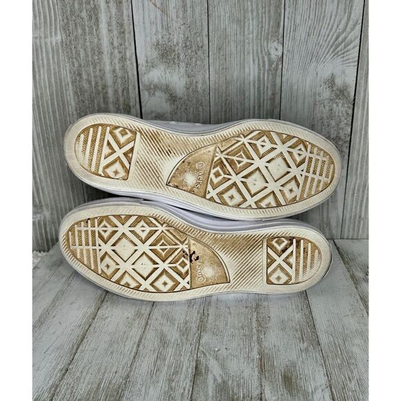 Converse Chuck Taylor All Star White Leather High Tops Sneakers Mens Size 6.5 Wo - Picture 7 of 8